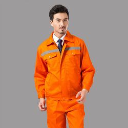 建筑工地工作服橙色